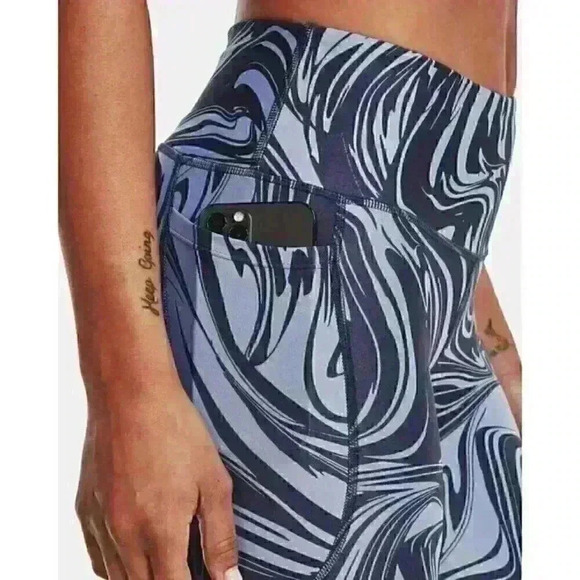 NEW! Under Armour Women's 3X HeatGear Armour No-Slip Waistband Printed Leggings - Picture 4 of 6